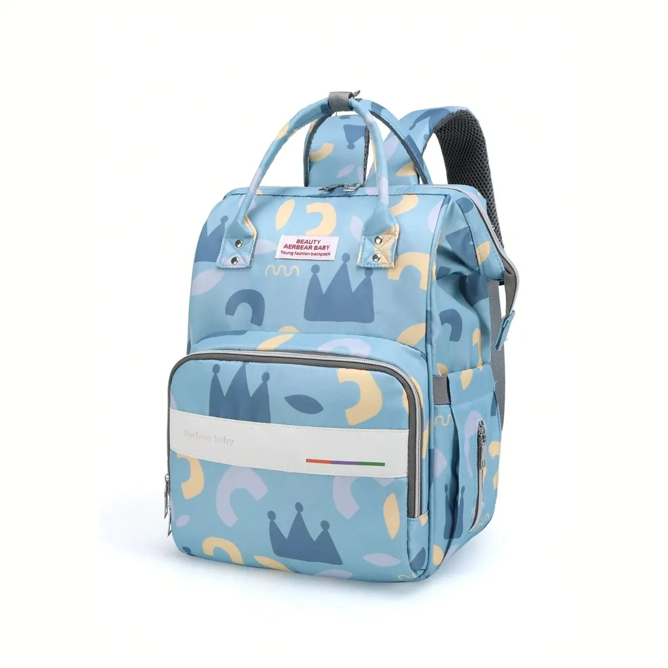 Pañalera Morral De Lujo Con Diseños Estampados Y Usb