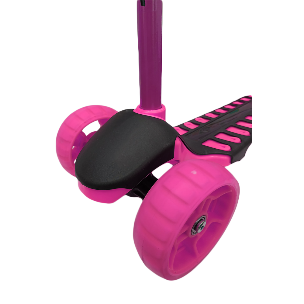 Patineta Scooter Kick And Ride Llantas Anchas Y Luces