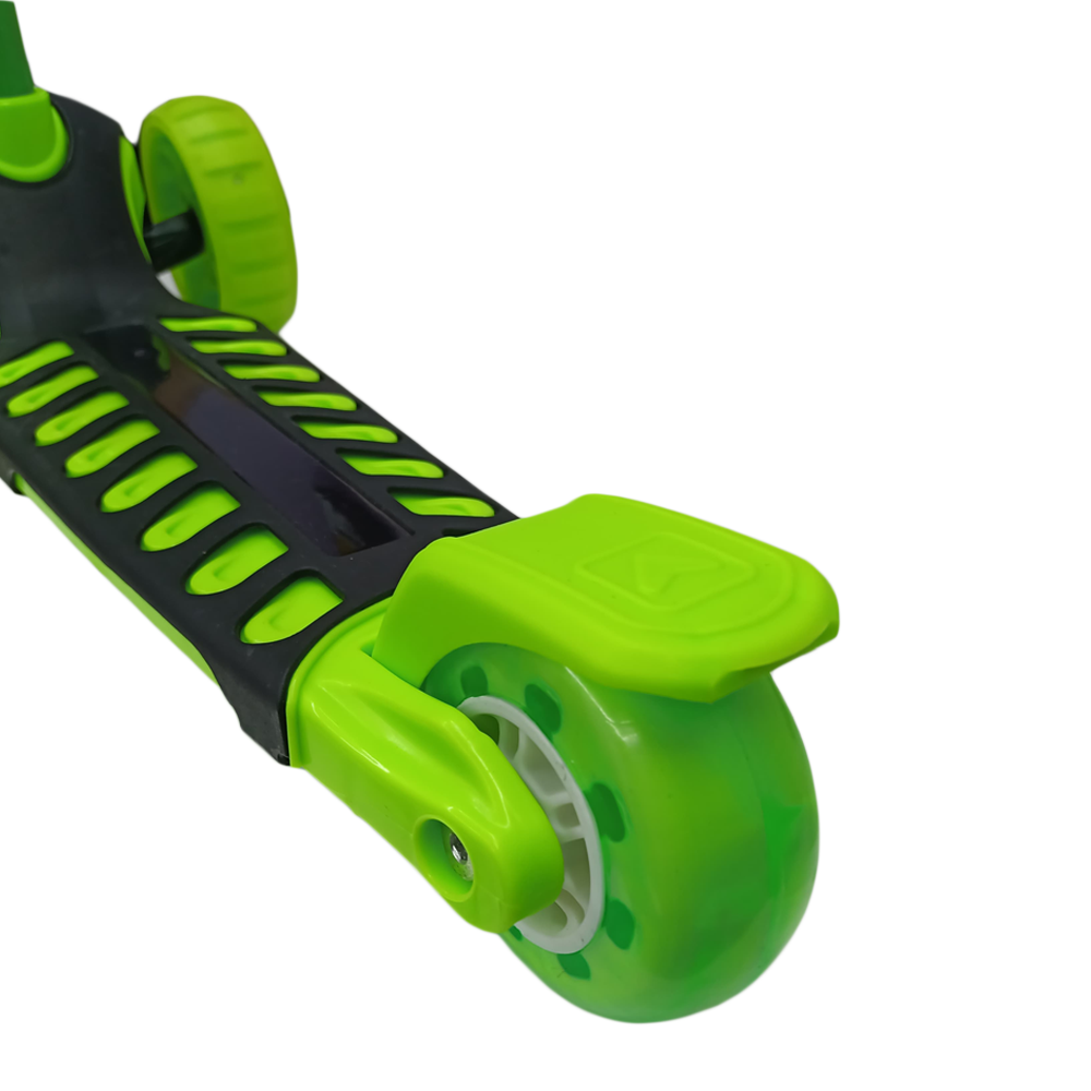 Patineta Scooter Kick And Ride Llantas Anchas Y Luces