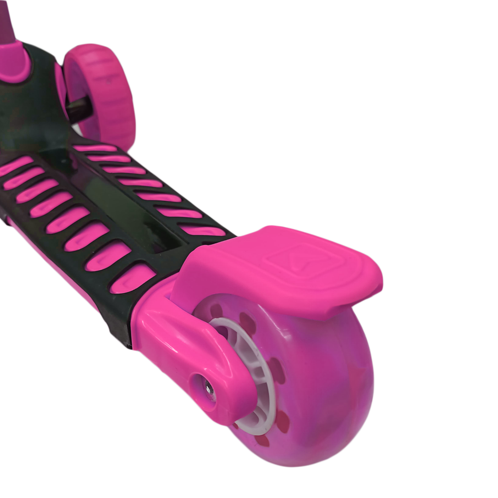 Patineta Scooter Kick And Ride Llantas Anchas Y Luces