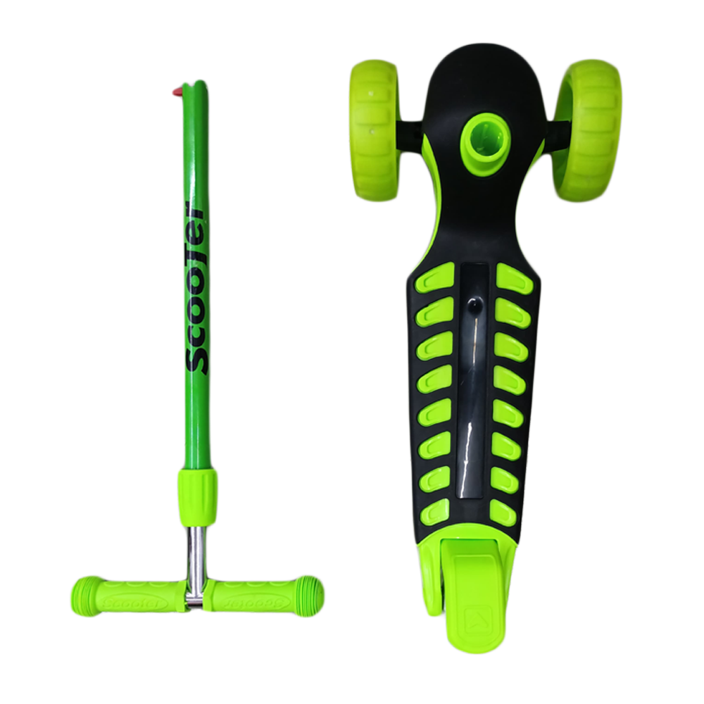 Patineta Scooter Kick And Ride Llantas Anchas Y Luces