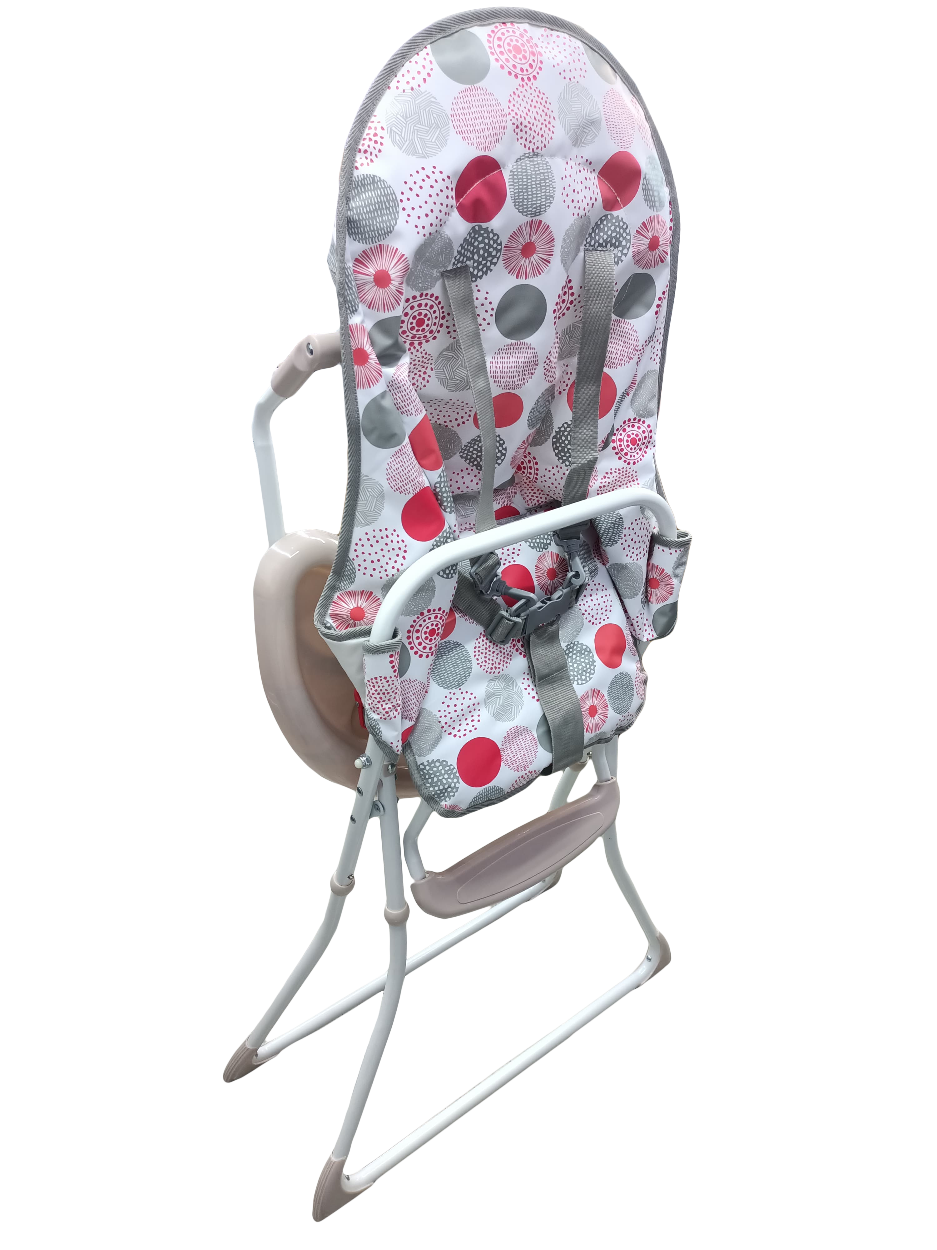 Silla Comedor Alimentación Bebe Niño Plegable Con Cinturón