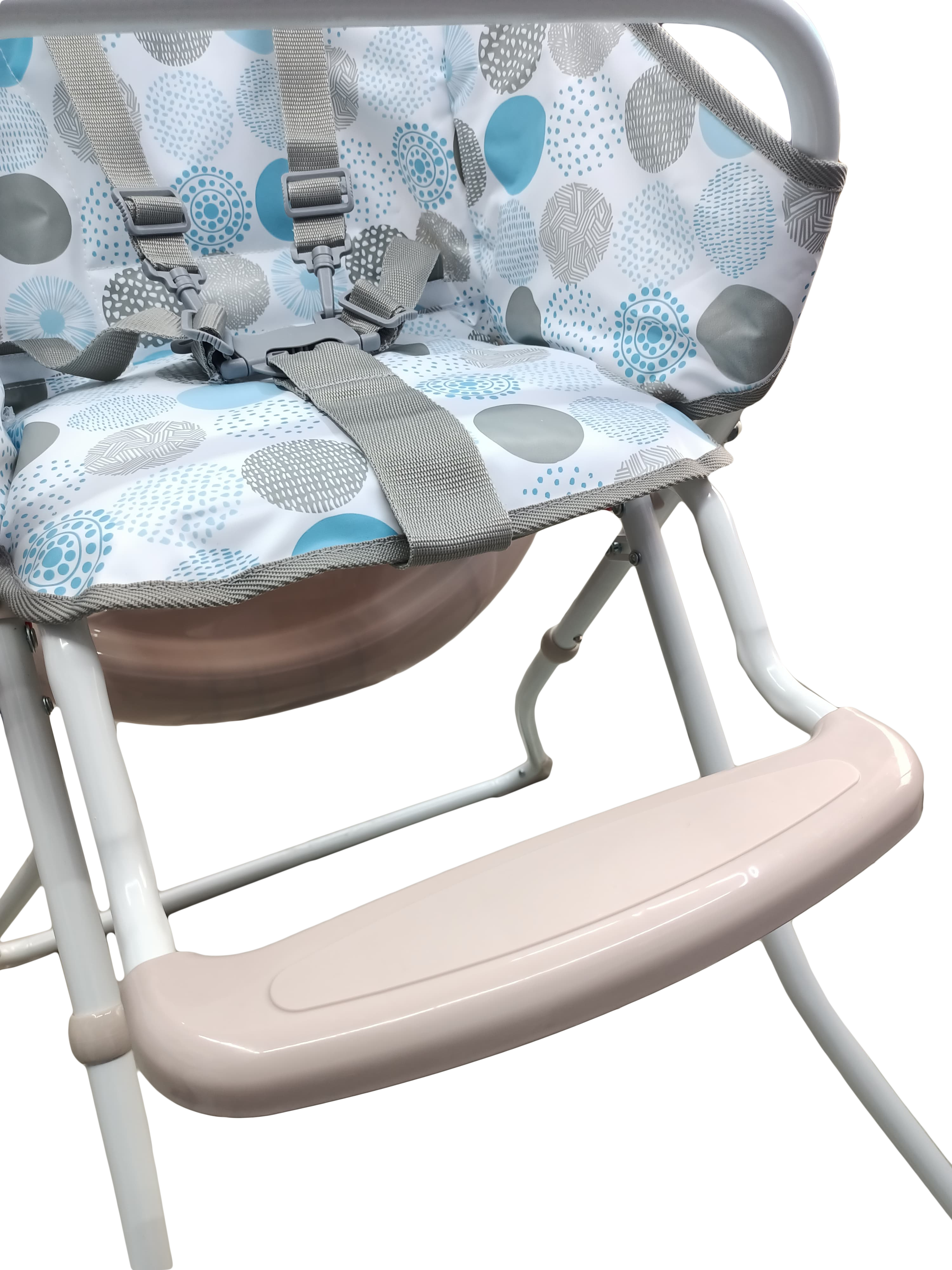 Silla Comedor Alimentación Bebe Niño Plegable Con Cinturón