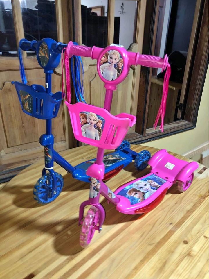 Monopatin Patineta Infantil Para Niños Con Luces Y Sonidos Rosa