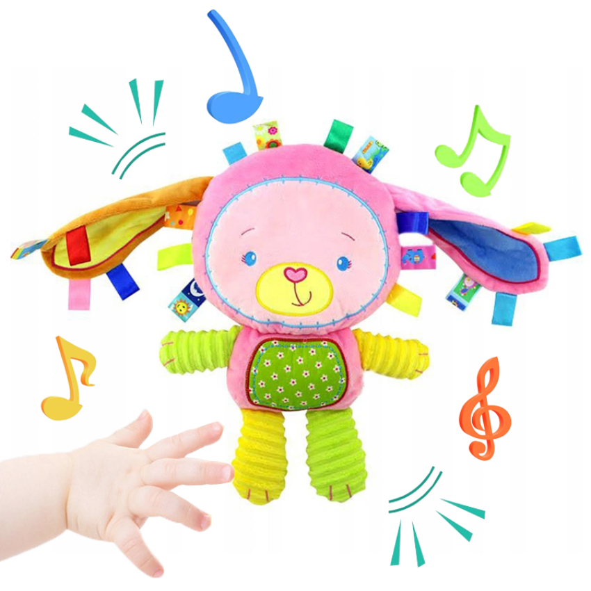 Peluche De Apego Sensorial Relajante Sonido Bebes Y Niños