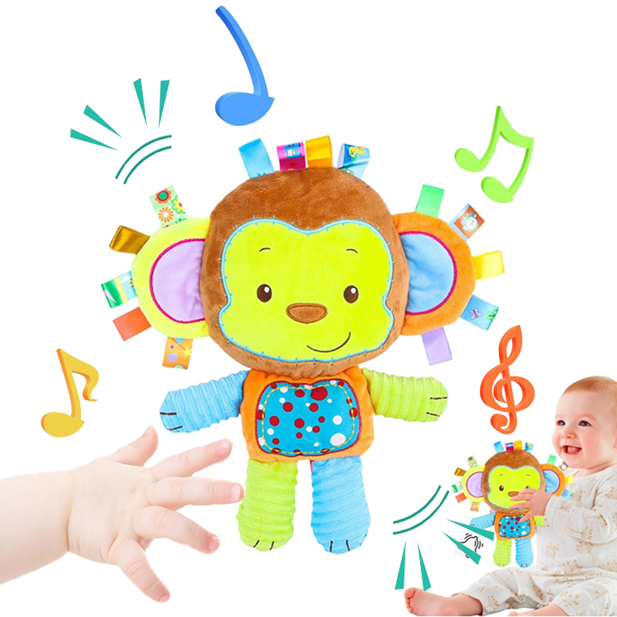 Peluche De Apego Sensorial Relajante Sonido Bebes Y Niños