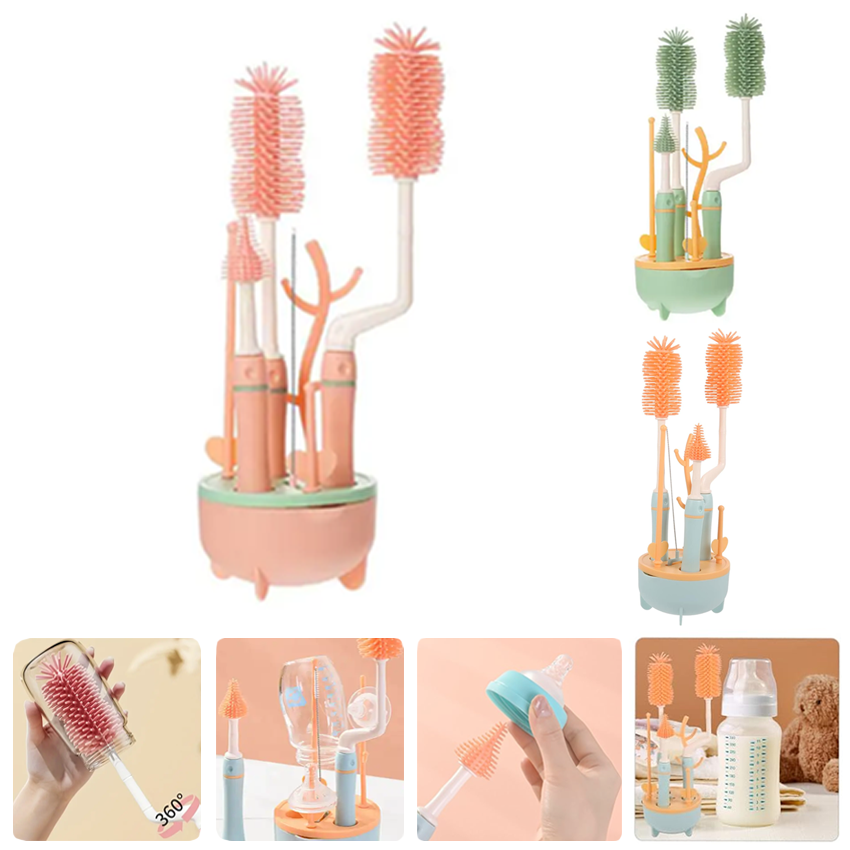 Lava Teteros Set Soporte Multiusos 3 En 1