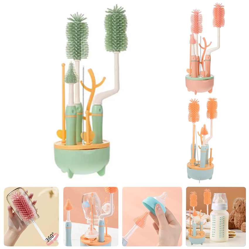 Lava Teteros Set Soporte Multiusos 3 En 1