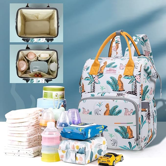 Pañalera Morral De Lujo Con Diseños Estampados Y Usb