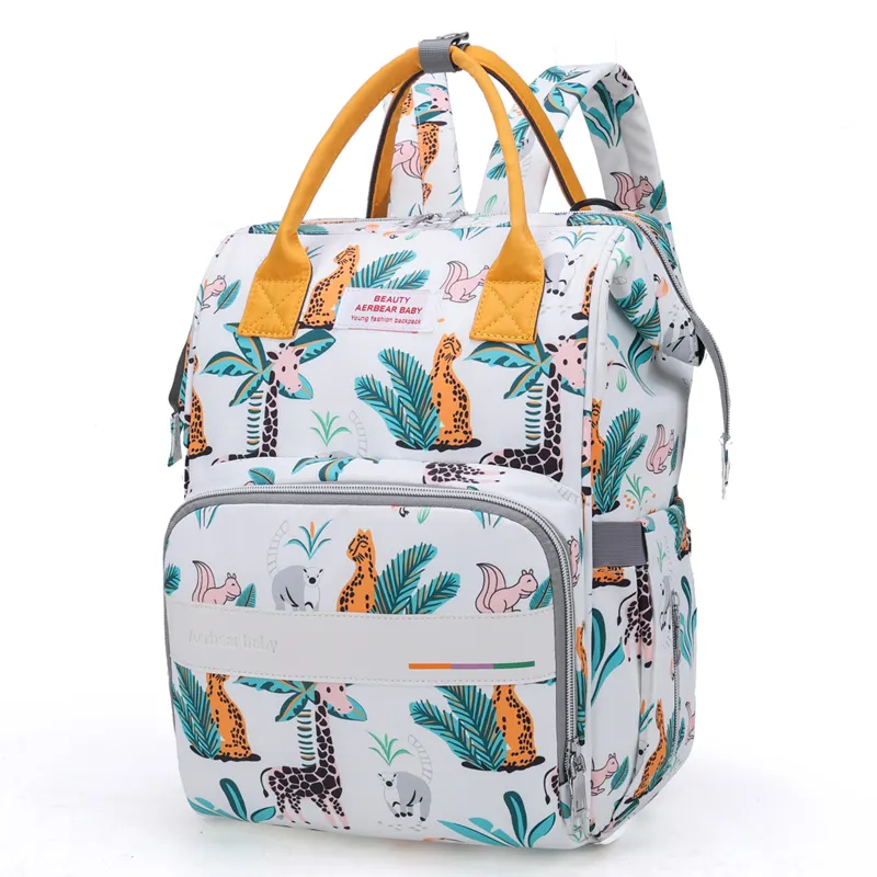 Pañalera Morral De Lujo Con Diseños Estampados Y Usb