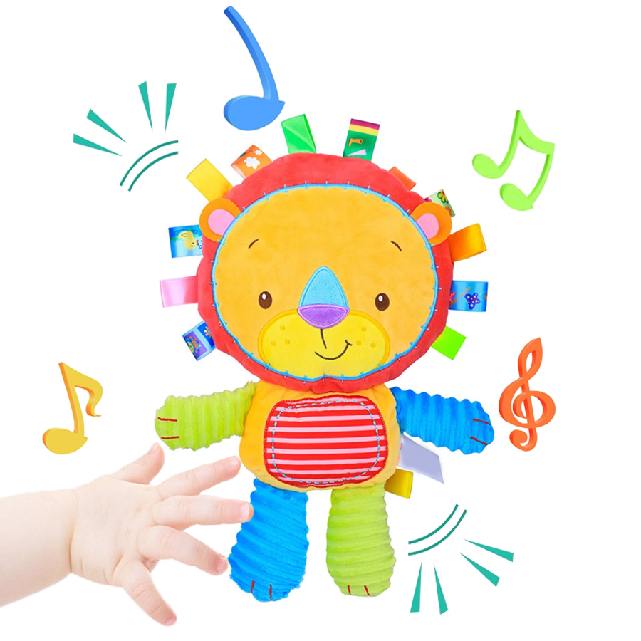 Peluche De Apego Sensorial Relajante Sonido Bebes Y Niños