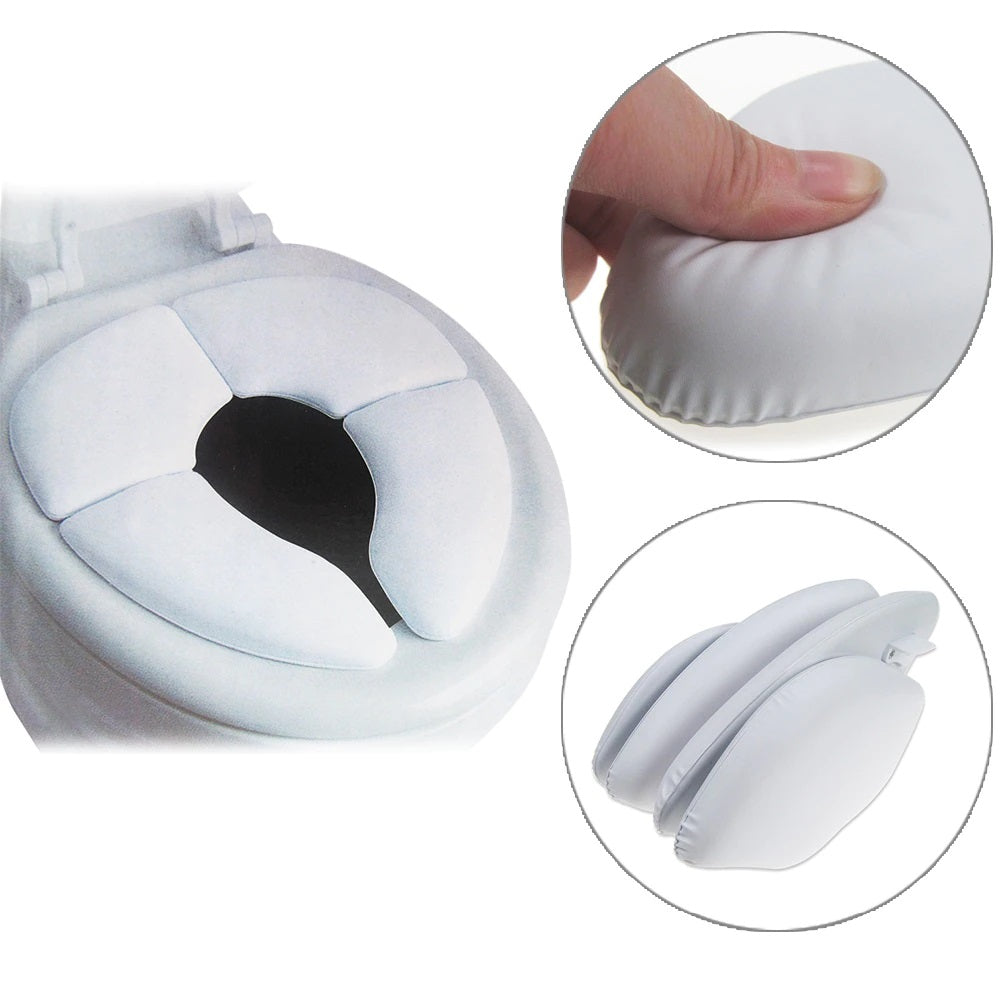 Reductor Protector Portátil, Viajero Para Inodoro Baño Bebe Blanco