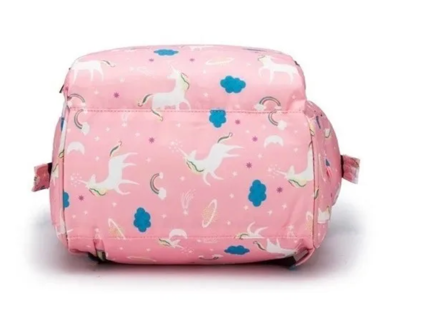 Pañalera Morral Multiusos Estampado De Unicornios