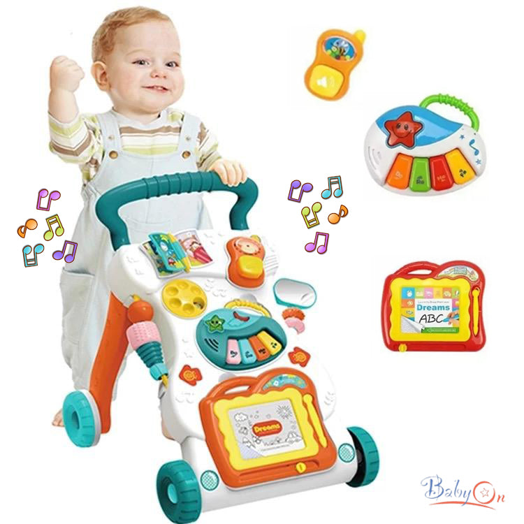 Andadera Didactica Y Musical Para Bebe Con Tablero Magico