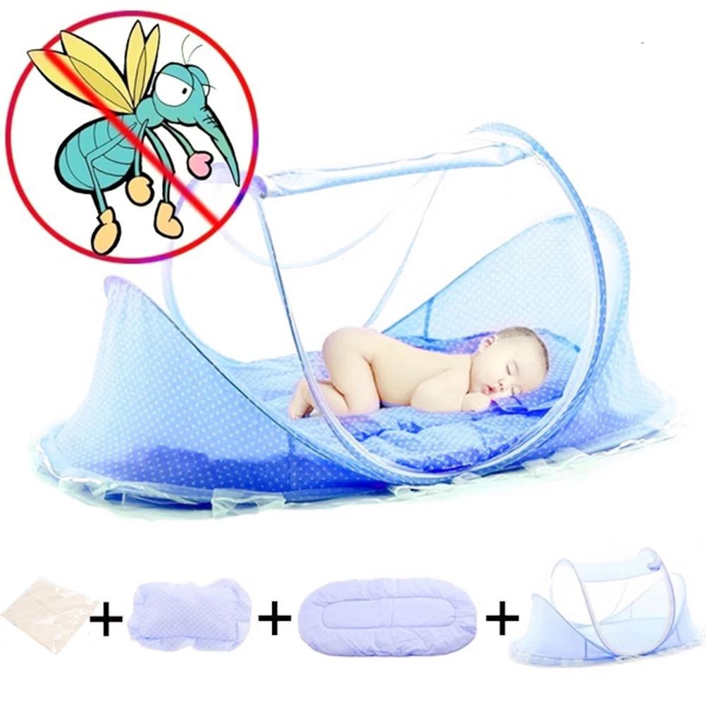 Mosquitero Cuna Portatil Para Bebes Colchonetita Y Almohada