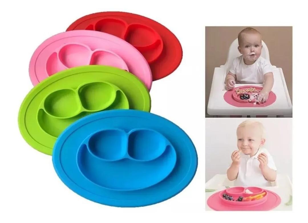 Plato Silicona Para Bebe Antideslizante Libre Bpa