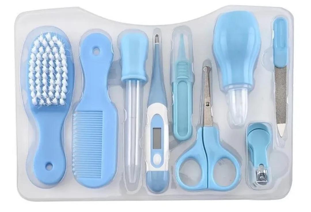 Kit de Cuidado Para Bebe 9 Piezas Con Estuches Portatil