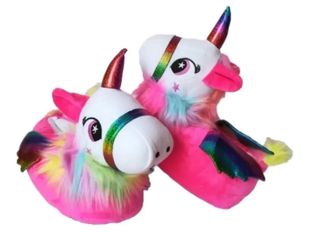 Babuchas Peluche de Unicornio