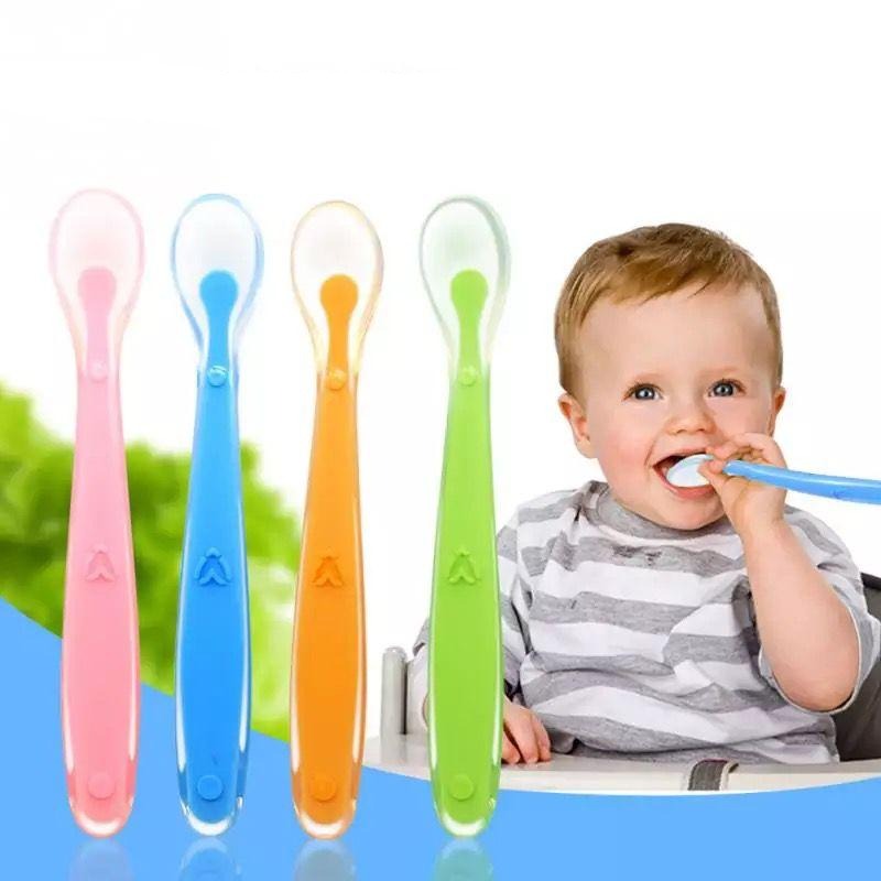 Cuchara En Silicona Para Bebes